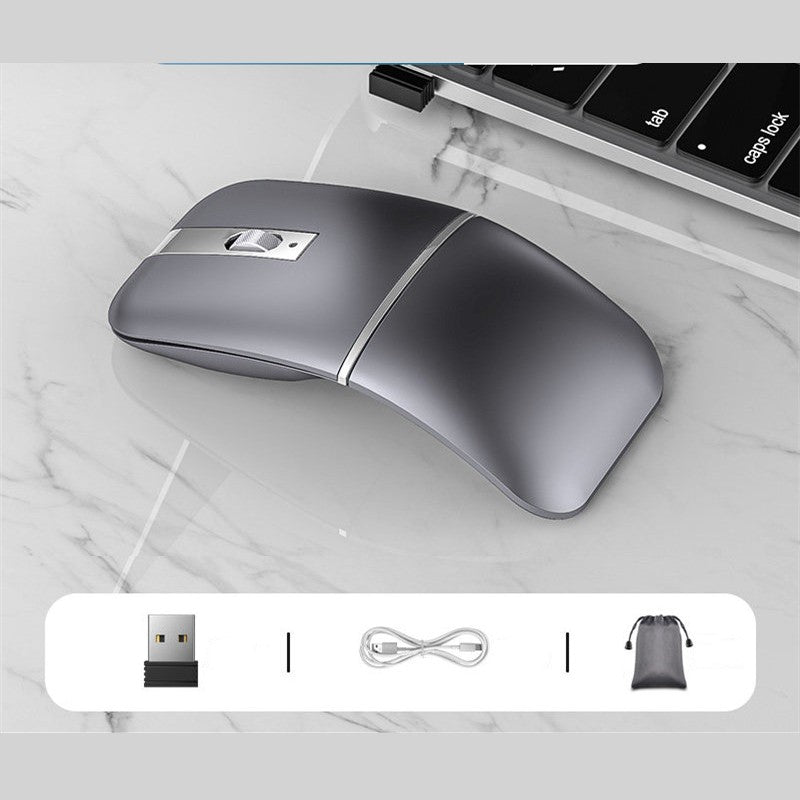 BowLift | Portable Ergonomic Wireless Mouse with 2 Connection Modes, 3 DPI & Silent Click, for Home & Office