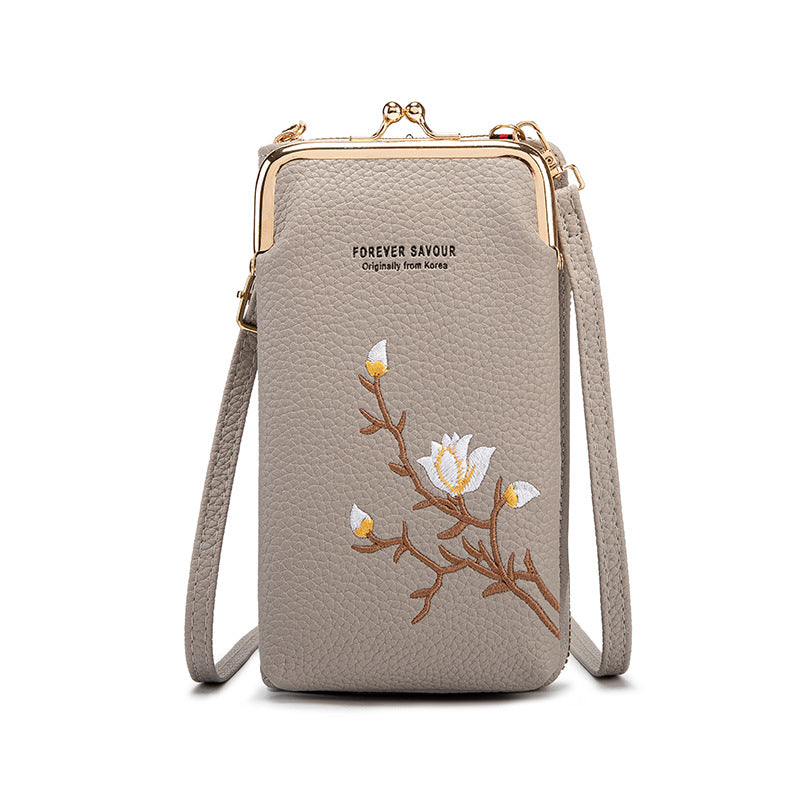 Skanto | Embroidered Women's Crossbody Wallet
