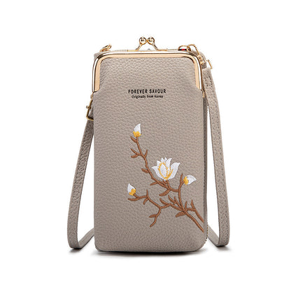 Skanto | Embroidered Women's Crossbody Wallet