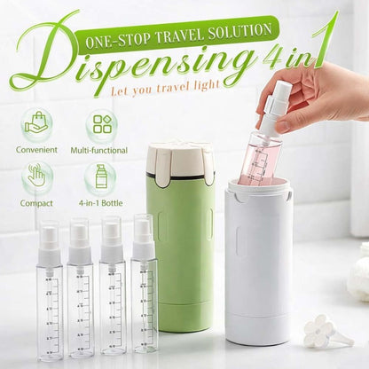 4-in-1 Travel Toiletry Dispenser Bowlift