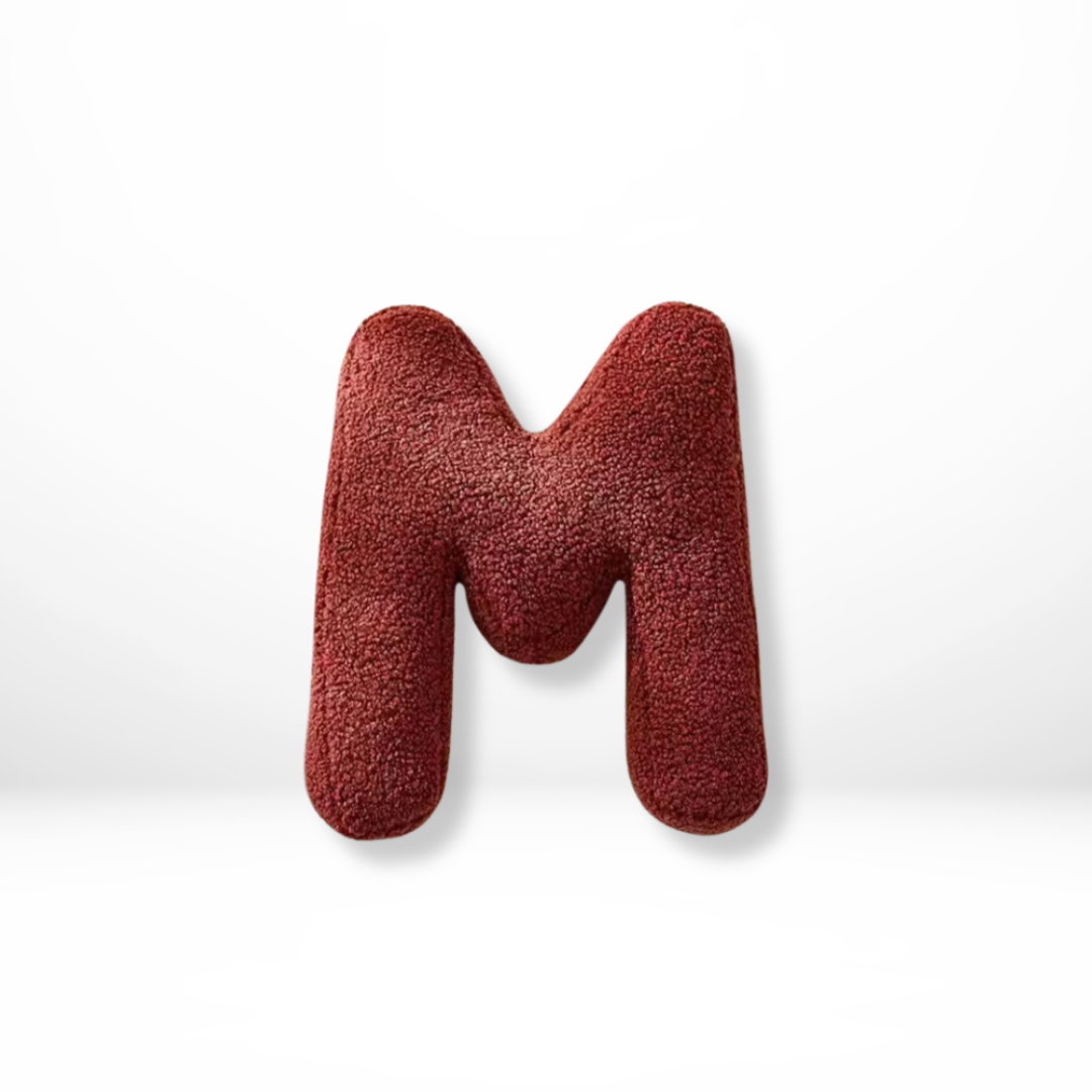 BowLift | Velvet Alphabet Decorative Cushion With Letters A To Z