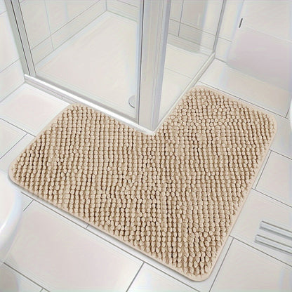 Brehn | Corner Bath Mat Lunava | L-Shape for Shower & Corner | Non-slip & Soft | 40x40x80 cm