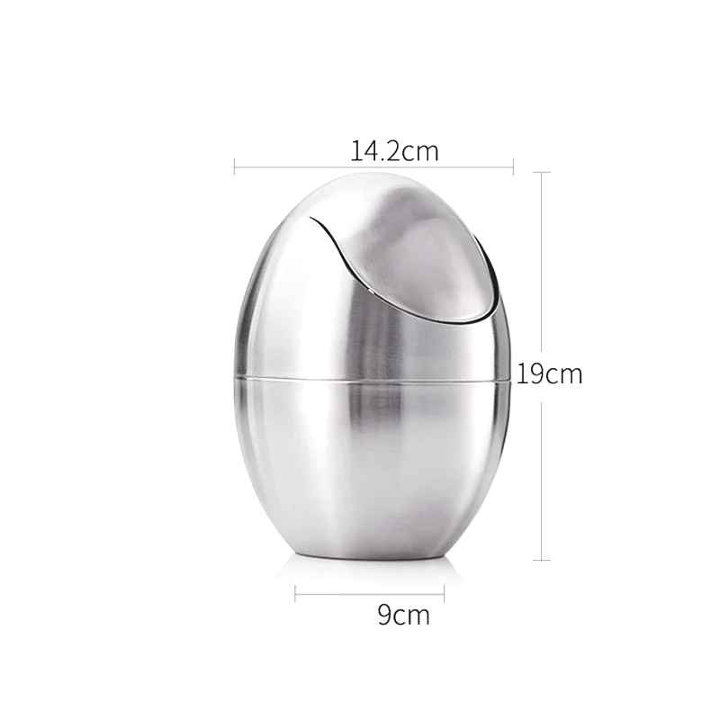 LuxBin Mini Trash Can made of Stainless Steel Bowlift