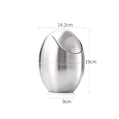 LuxBin Mini Trash Can made of Stainless Steel Bowlift