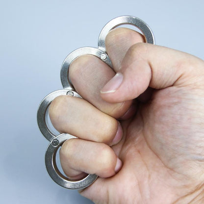 Brehn | Foldable Four-Ring Stainless Fidget Toy