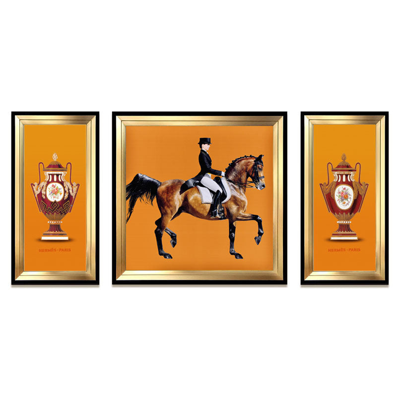 Horse Riding Theme Art Set