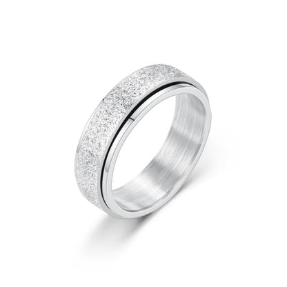 Rotating anxiety rings relieve stress for women and men