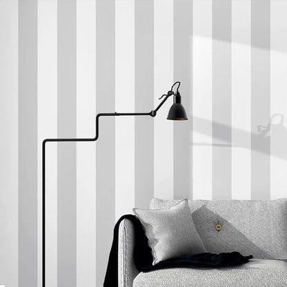 BowLift | Simple Wide Stripes Non-Adhesive Wallpaper for Coffee Room and Clothing Store, 33 Feet x 20.5 Inches