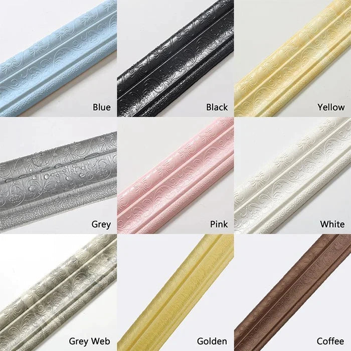 Skanto Skanto | 3D Wall Molding - Self-Adhesive, Eco-Friendly 3D Wall Trim with Environmental Protection
