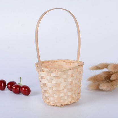 Handcrafted Natural Woven Storage Basket Acalora