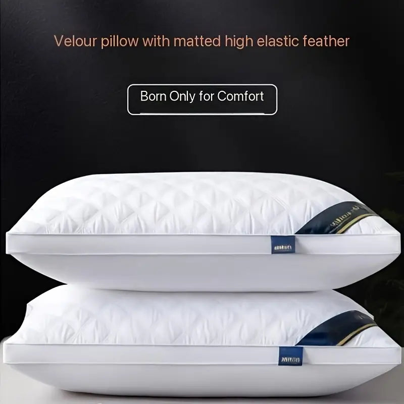 Skanto | DreamRest - Set of 2 Hypoallergenic 3D Pillows - Soft Neck Support & Hotel Quality Sleep