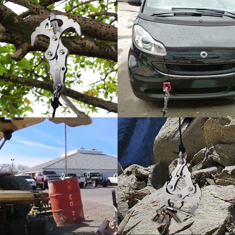 BowLift | Stainless Steel Survival Folding Grappling Gravity Hook