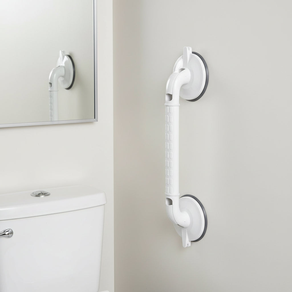 BowLift | Adjustable Suction Bathroom Safety Handle – No Drill