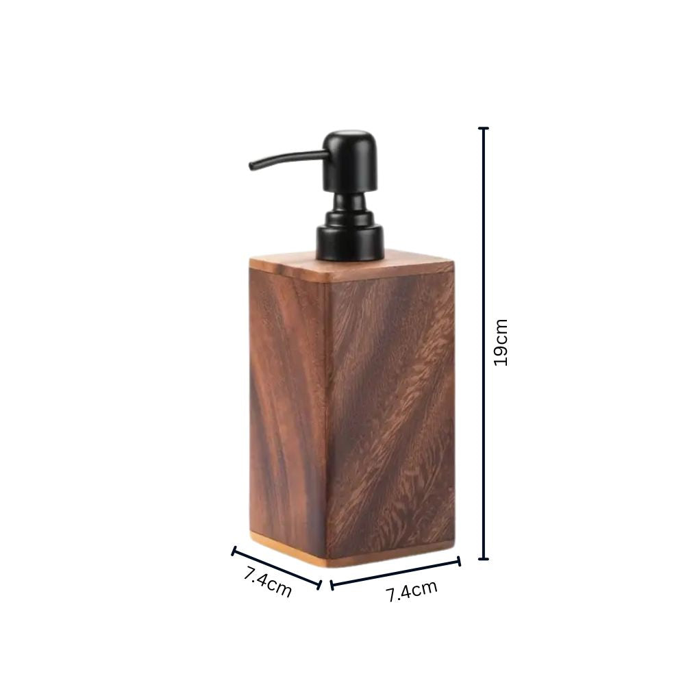 Skanto | Walnut Aura Lotion & Soap Dispenser