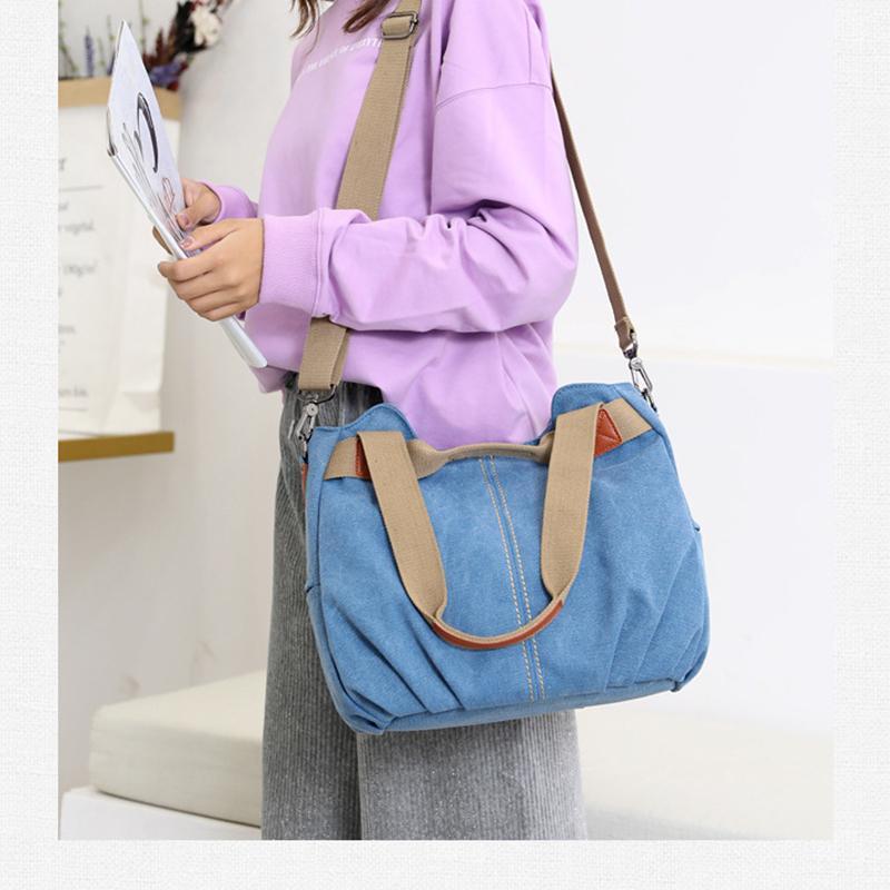 Canvas Shoulder Bag with Large Capacity | Karnz