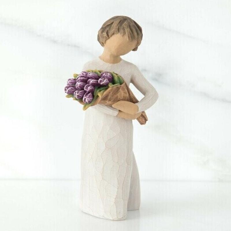 Ornament - Girl with a bouquet | Bowlift