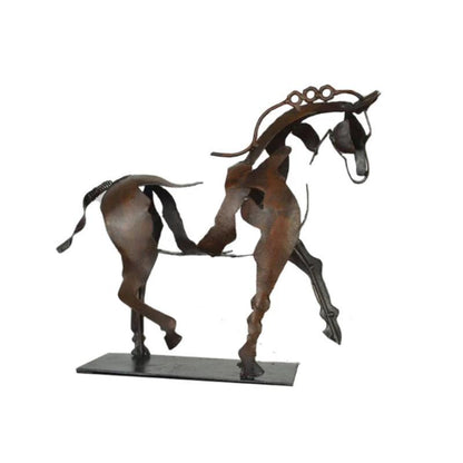 Handmade Metal Horse Sculpture "Adonis" | Bowlift