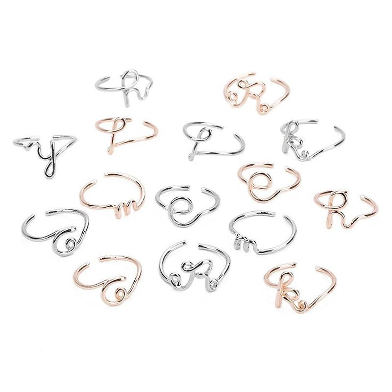Skanto | Simple A-Z Letter Ring