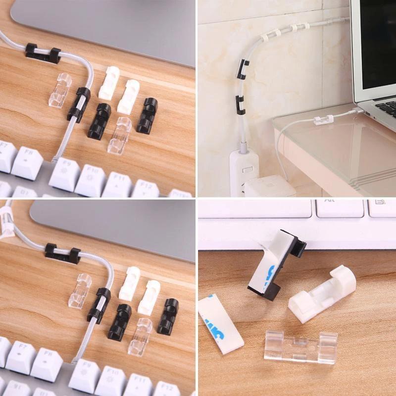 Self-adhesive plastic wire/cable clips | Brehn