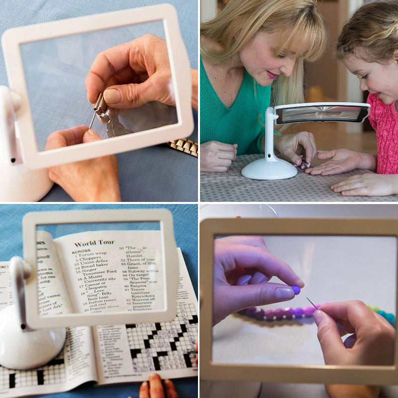 Skanto | Hands-Free LED Desktop Magnifier