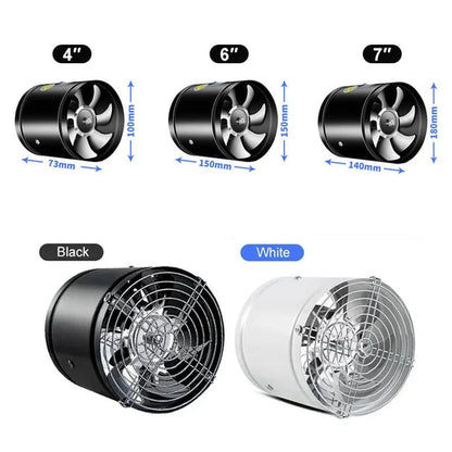 LuchtFlow MiniVent – Silent Wall Fan for Home or Office | Bowlift