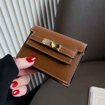 BowLift | Minimalist PU Leather Zipper Card Holder