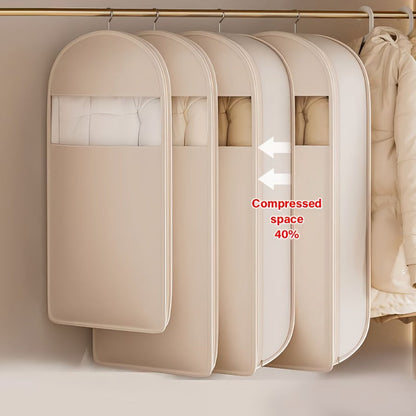 Skanto | Space-Saving Hanging Garment Bag with Self-Compressing Zipper
