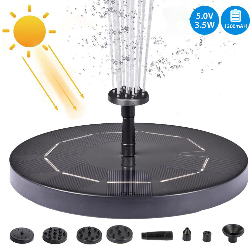 BowLift | Solar-powered water bubbler for bird baths – bubble fountain with solar panel
