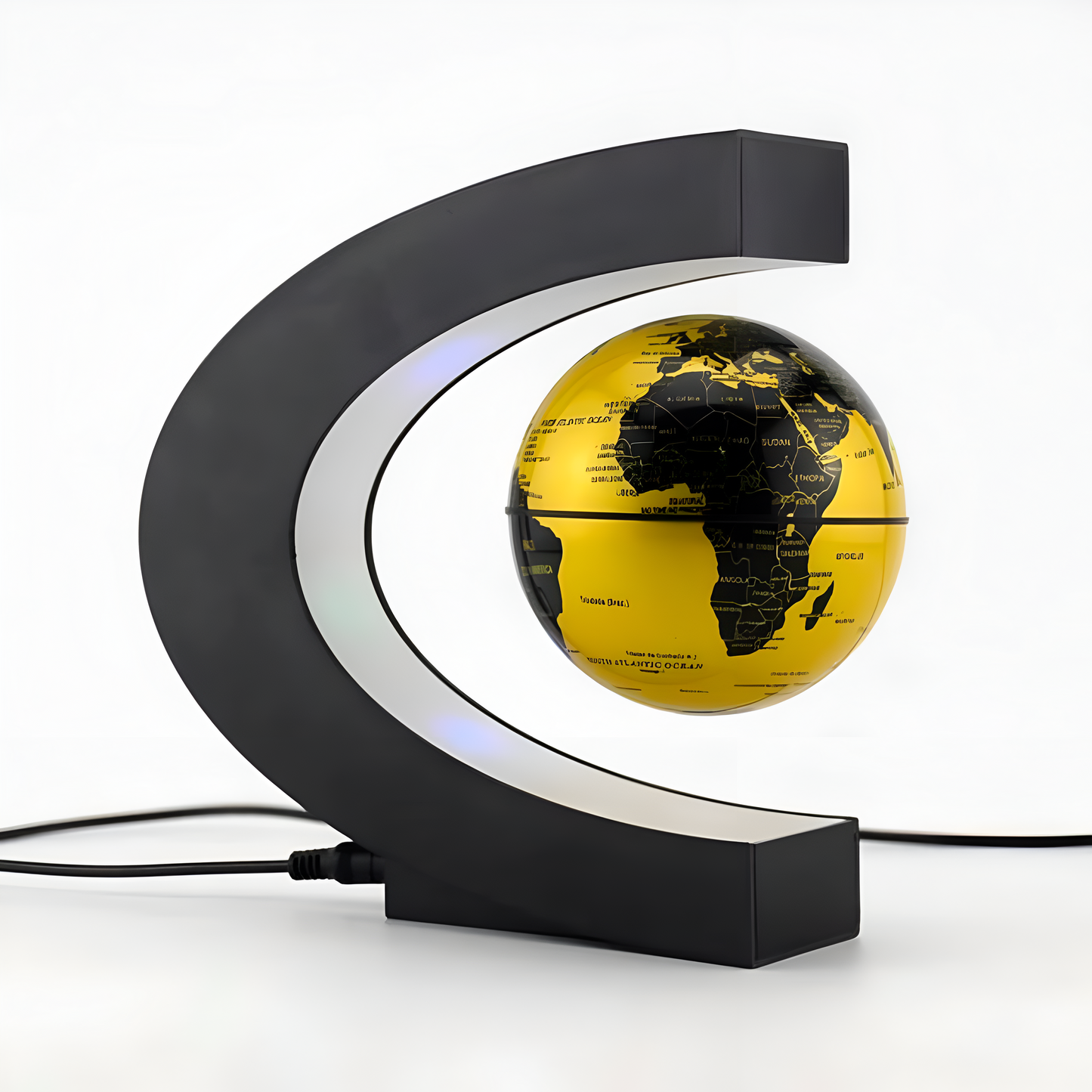 Skanto | Armstrong | Magnetic Levitation Floating Globe Lamp with LED World Map