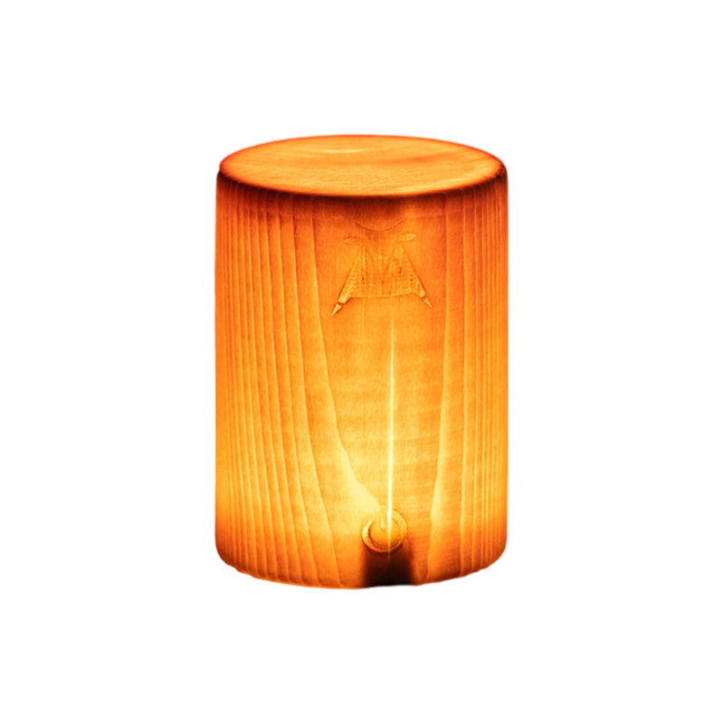 Wireless LED TaBowlifte Lamp with Touch Control | RechargeaBowlifte Battery | Wood Grain Design | AdjustaBowlifte Brightness | Bowlift