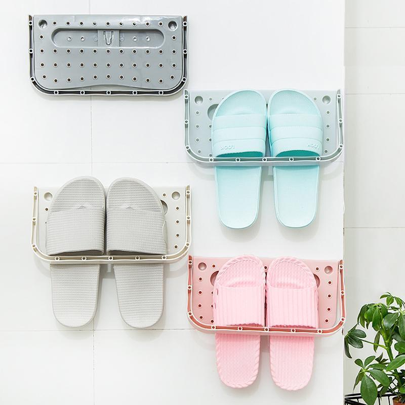 Shoe rack with integrated wall mount for wall mounting | Karnz