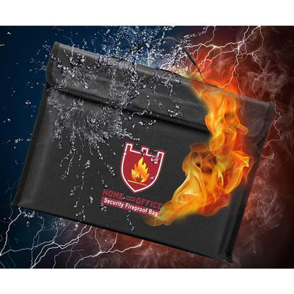 Fireproof and water-repellent document bag