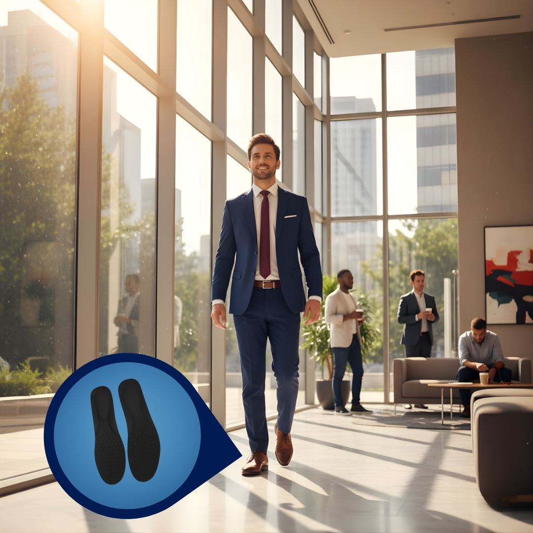 Pain Relief – Leather Breathable – Comfort & Alignment for All-Day Standing & Walking Bowlift