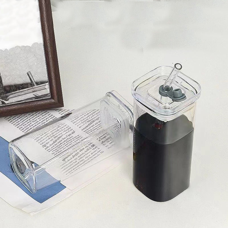 Skanto | Square Tumbler with Lid & Straw