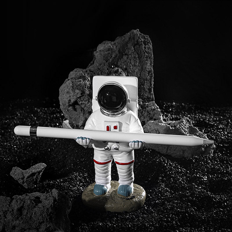 Support for phones or pens in astronaut decorations | Bowlift