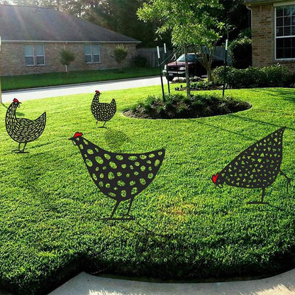 BowLift | Simulated Chicken Ornament for the Garden