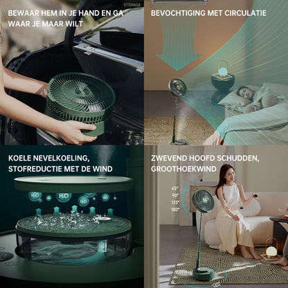Skanto | Foldable and Rechargeable Desk Fan