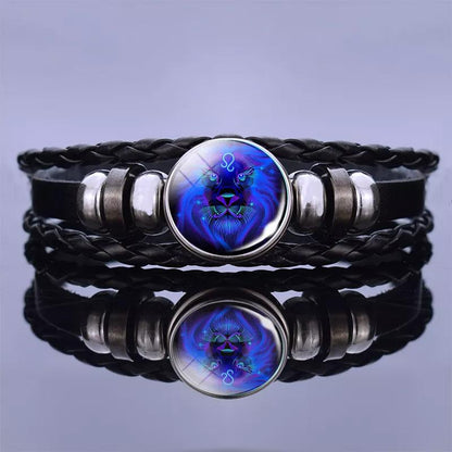 Bracelet with 12 zodiac signs