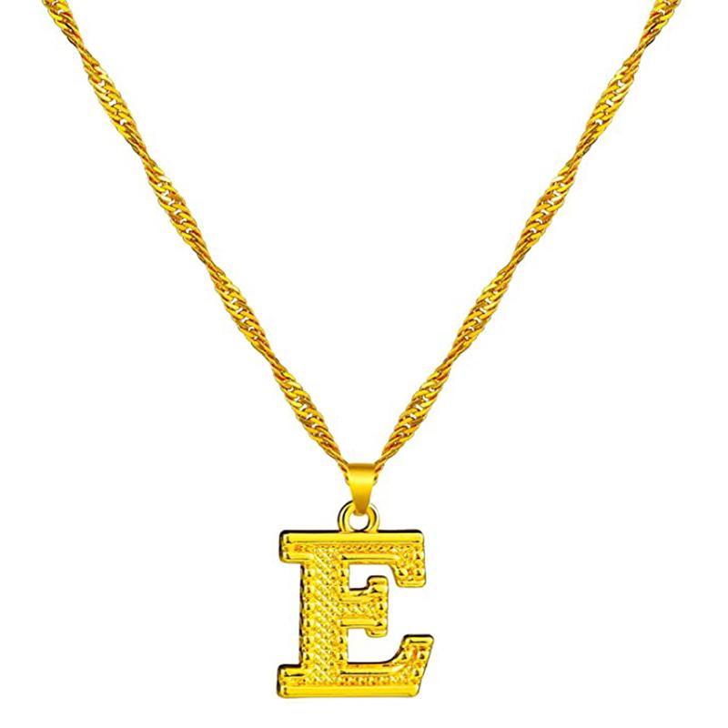 Skanto | 18K Gold Plated Initial Letter Necklace