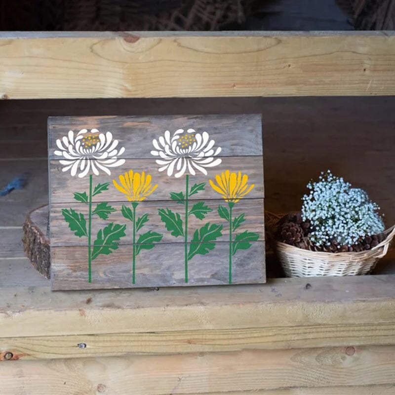 BowLift | DIY Decoration - Garden Fence Large Flower Drawing Templates