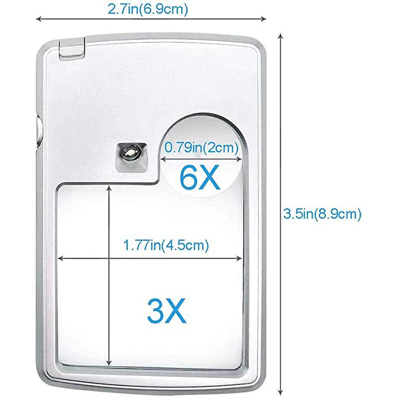 Brehn | LED card type reading magnifier