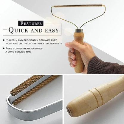 Portable lint shaver