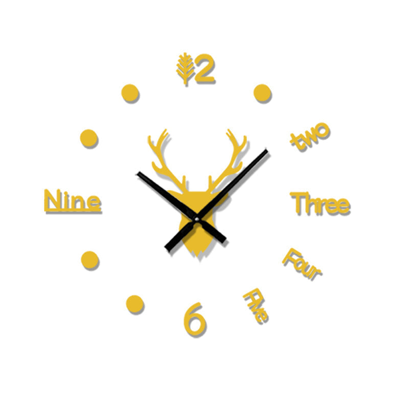 3D Creative Acrylic Hanging Clock | Bowlift