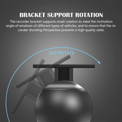 BowLift | 1080P HD Mini ADAS Dashcam with 360° Rotating Function