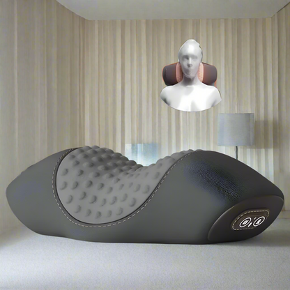 Skanto | Neck Relaxation Massager for Tension Relief and Stress Reduction - Portable Electric Neck Massager with Heat Therapy
