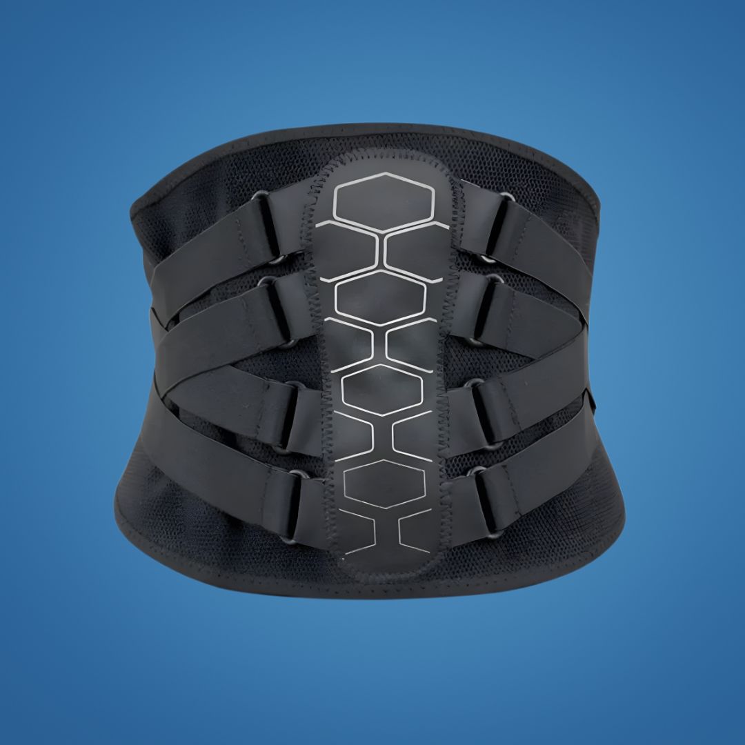 Ultra-Breathable Lower Back Brace - Lightweight Stabilizing Wrap for Pain Relief and Posture Support Skanto