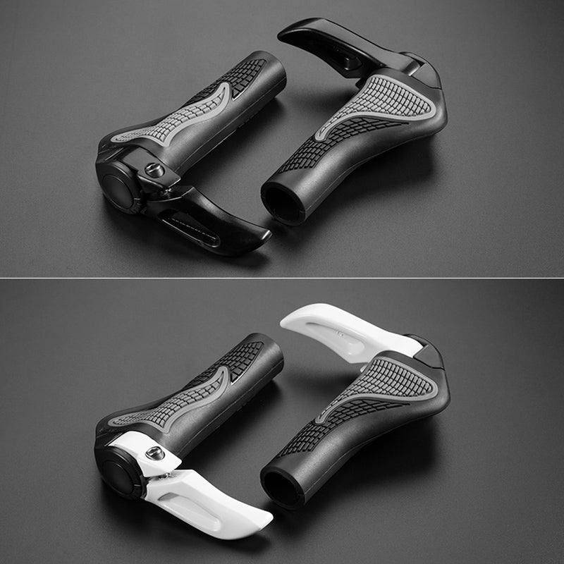 Ergonomic bicycle grips with shock absorption and horns (1 pair) | Bowlift