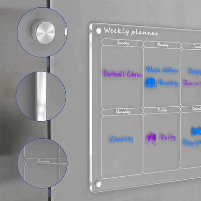BowLift | Calendly™ - Acrylic Magnetic Calendar Board