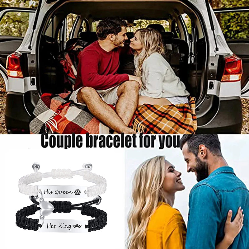 Skanto | Magnetic Couple Braided Bracelets