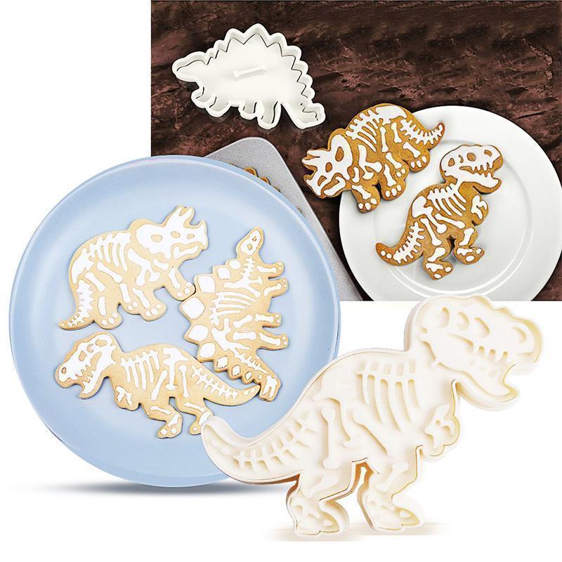 Dinosaur Cookie Cutters (Set of 3) | Bowlift